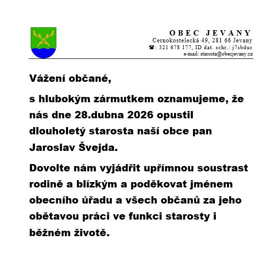 Smuteční oznámení