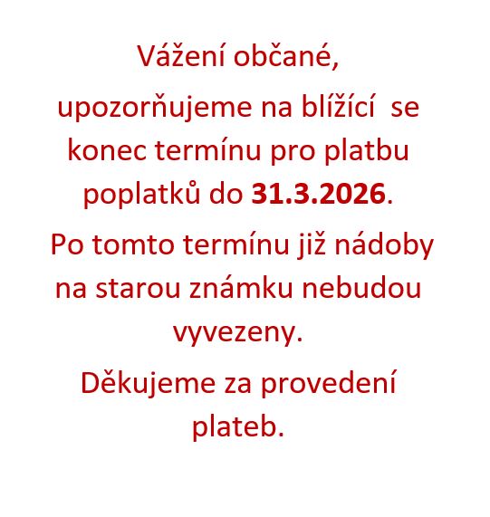 termín poplatků