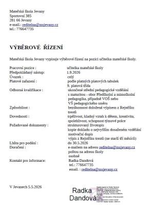 Výběrové řízení 